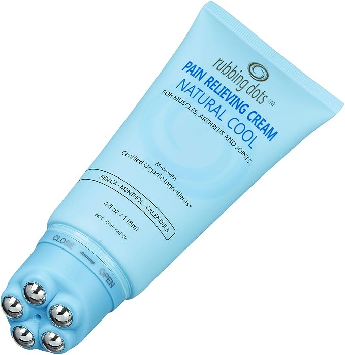 Muscle Pain Relief Cream - Topical Lotion for Back, Neck, Shoulder, Joint, Knee, Foot, Leg, Arthritis & Muscle Pain & Massage Therapy Dual-Pack 4 fl oz Each Tube