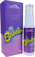 Hotflowers Babaloo Oral Ice Flavored Body Gel – Water-Based Cooling Massage Gel, Edible & Refreshing, Unisex Relaxation Formula – 15g Each (Grape)
