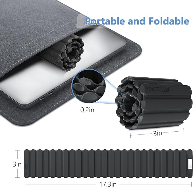 Wrist and Ankle Weights for Women & Men 2 Pack (1lb Each), Adjustable Silicone Wearable Arm & Leg Weights for Pilates, Gym, Yoga, Cardio, Strength Training