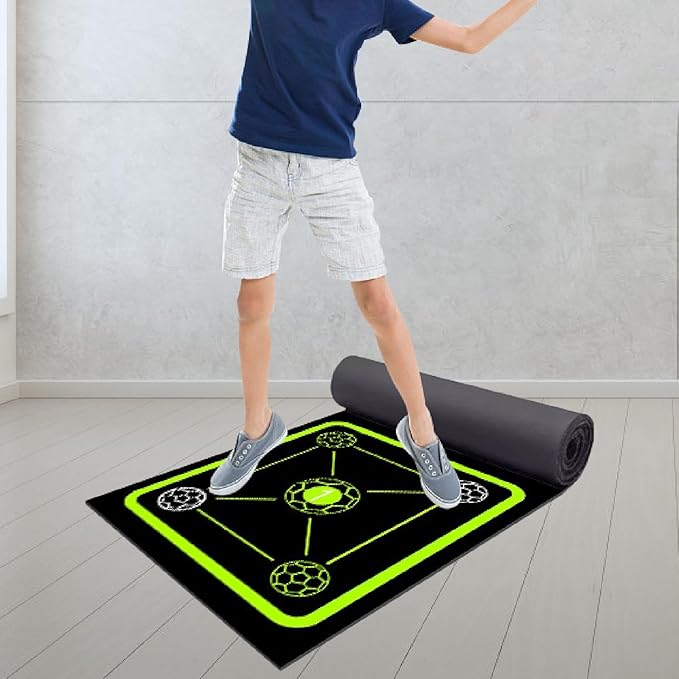 Agility Ladder Mat Speed Ladder Multipurpose Agility Training Equipment Footwork Practice for Soccer Fitness Workout Outdoor
