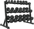 Rubber Hex Dumbbells with Rack 350/450/550 LBS - Free Weights Dumbbell Set Home Gym Equipment Exercise & Fitness Dumbbells for Strength Training