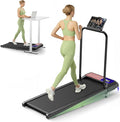 Walking Treadmills Pad,Under Desk Treadmills with Removable Handle,8% Incline Treadmills for Home and Office, 270Lbs Capacity Walking Mat with APP &Remote Control, LED Display