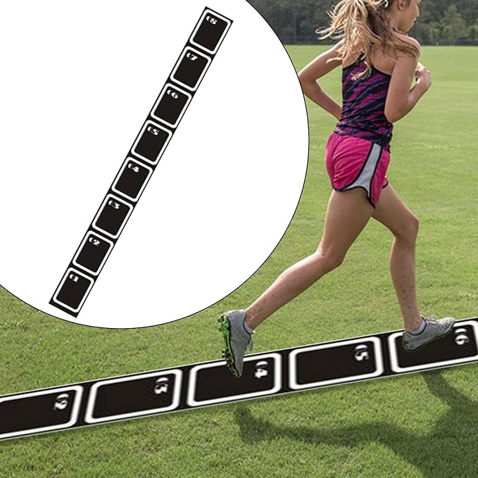 Agility Training Ladder Mat Speed Ladder Workout Rugby Soccer Outdoor Playing Field Fitness Footwork Trainer Improve Speed