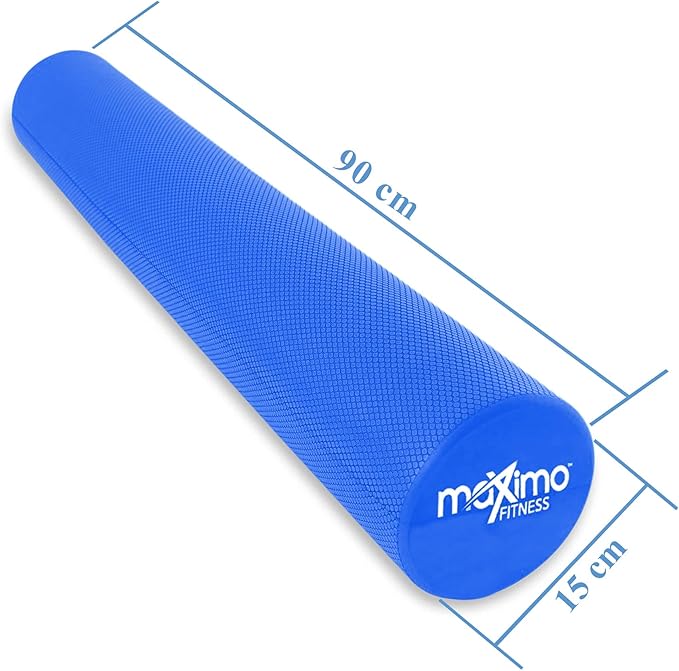 Maximo Fitness Foam Roller - High Density Exercise Roller for Trigger Point Self Massage, Muscle and Back Roller for Fitness, Physical Therapy, Yoga and Pilates, Gym Equipment