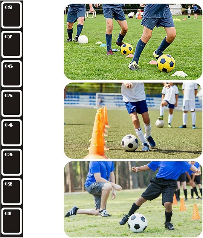 Sports Agility Ladders - Soccer Training Mat | Portable Football Speed Practice Supply Equipment, Agility and Speed Coordination footworkk Drills for Fitness Exercise Gym Gear