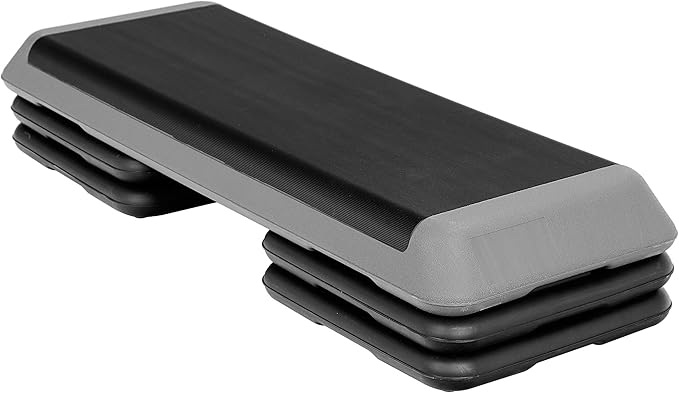 HomGarden 28.15" & 43" Adjustable Workout Aerobic Stepper in Fitness & Exercise Step Platform Trainer Stepper