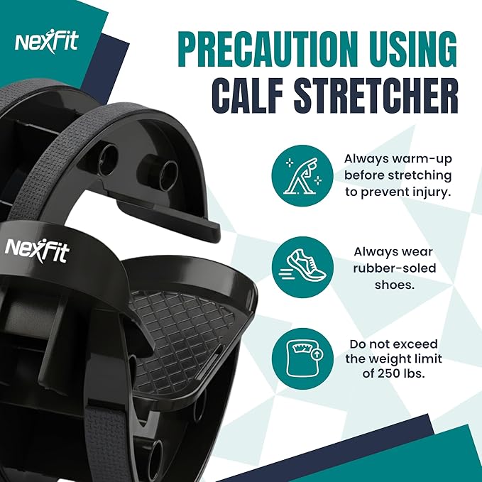 Foot & Calf Stretcher – Premium Stretcher for Plantar Fasciitis, Achilles Tendonitis Relief – Foot Rocker with Durable, Slip-Resistant Design - Stretch Guide for Effective Leg Flexibility