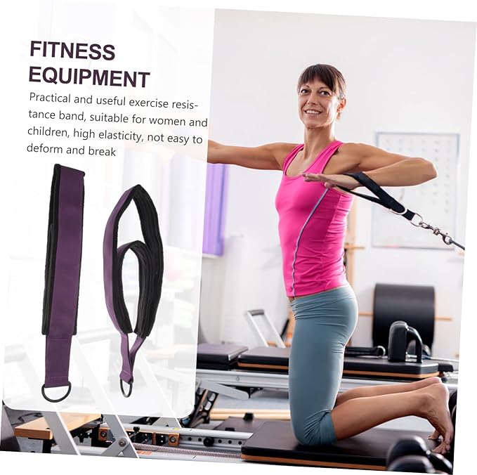 2pcs Yoga Fitness Equipment Exercise Stretch Bands Packraft Exercise Adjustable Straps Sports and