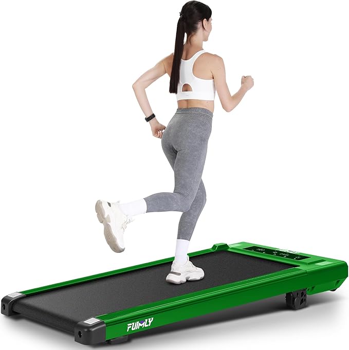 ANCHEER Walking Pads, 2 in 1 Under Desk Treadmill 2.5HP Compact Running Machine with Remote Control, 300lbs Weight Capacity for Home/Gym/Office,Ultra-Quiet, Installation-Free