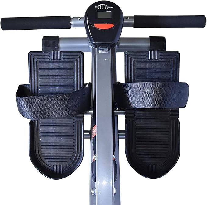 Fitness Rowing Machine X Series HD Foldable Rower for Home Use, with 12 Adjustable Resistance Hydraulic System, LCD Monitor and Comfortable Seat Cushion