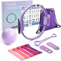 MaxU Pilates Essentials Kit for Women – Pilates Ring with Counter, Home Pilates Workout Kit with 14" Pilates Ring & Ball Set, Resistance Bands and Grip Socks – Ideal for Beginner Home Workouts