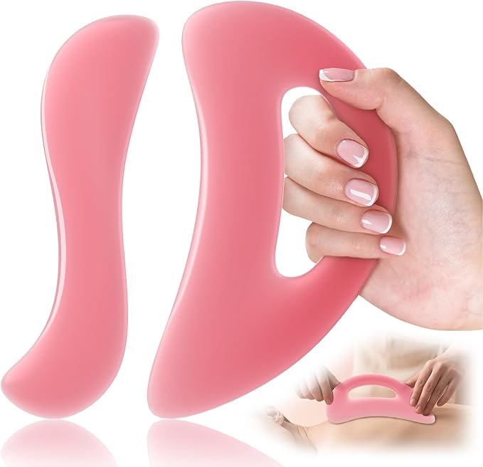 2PCS Muscle Scraper Tools, guasha Tool for Body, Scraping Tool Physical Therapy, myofascial Release Tool, Massage Tools for deep Tissue