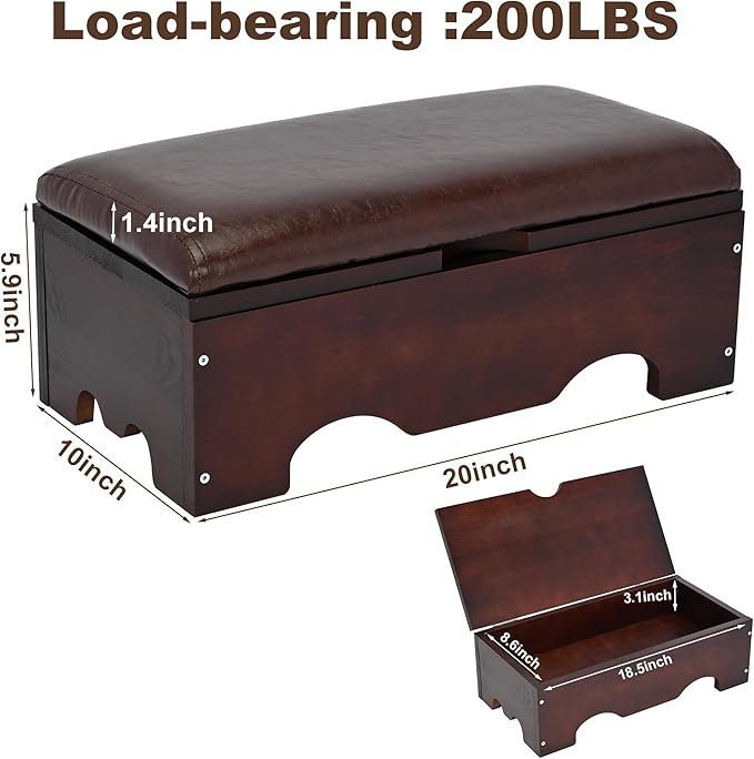 Prayer Kneeler,Prayer Bench with Storage,Kneelers for Praying with Thick Prayer Kneeling Pad for Kneeling at Home