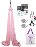 F.Life Aerial Silk 10 Yards Kit Durable Aerial Yoga Hammock with Hardware & Guide Aerial Swing for Acrobatic Flying Yoga
