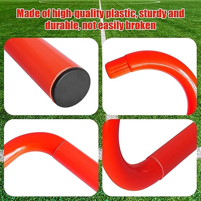 4 Pack Agility Speed Training Hurdles- 9" Detachable Agility Training Hurdles- Sports Practice Equipment for Athletes, Soccer, Basketball