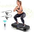 Vibration Plate Exercise Machine, Shaking Whole Body Workout Vibration Platform Lymphatic Drainage, Power Waver Vibrate Stand Machine for Home Fitness Weight Loss