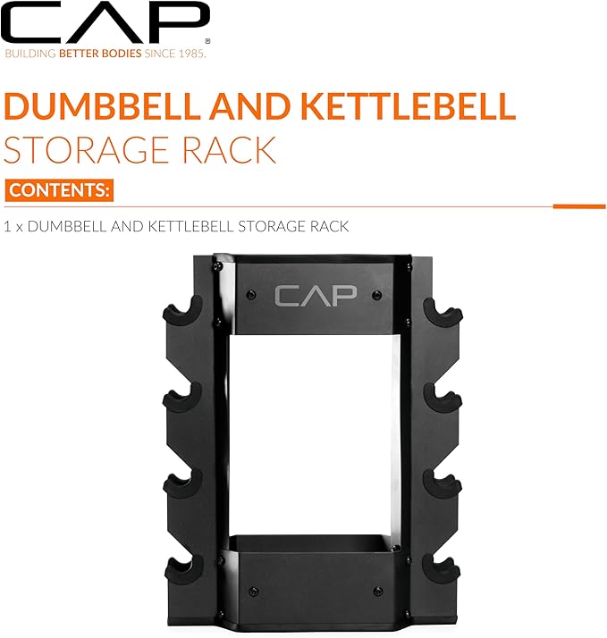 Cap Barbell Dumbbell and Kettlebell Storage Rack