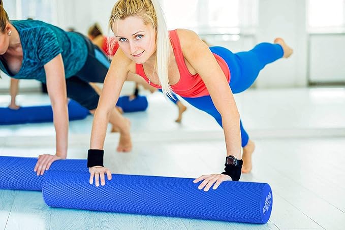 Maximo Fitness Foam Roller - High Density Exercise Roller for Trigger Point Self Massage, Muscle and Back Roller for Fitness, Physical Therapy, Yoga and Pilates, Gym Equipment