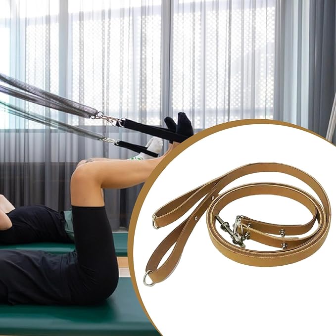 2 Pieces Pilates Reformer Pull Ropes, Yoga Straps, Pilates Accessories Yoga Belts for Exercise