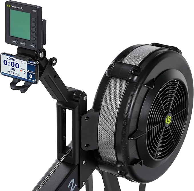 Concept2 RowErg Indoor Rowing Machine - PM5 Monitor, Device Holder, Adjustable Air Resistance, Easy Storage