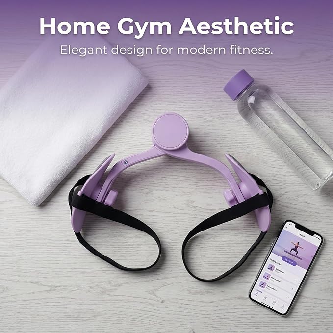 Kegel Exerciser, Pelvic Floor Exercise Device - Adjustable Angle Thigh Trainer with Thickened Silicone Pads & Security Strap, Inner Thigh Exerciser for Women, Home/Office