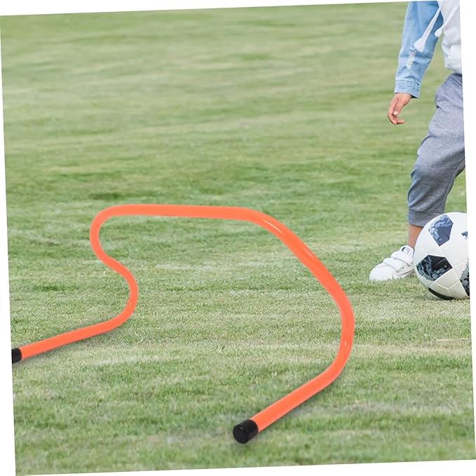 4pcs Boys and Girls Training Hurdles Plastic Agility Hurdles for Soccer Football Speed Agility and Footwork Skills Height