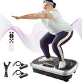 TLSUNNY Vibration Plate,3D Shake Board,Power Workout Platform,Full Body Shaping,Weight-Loss Exercise Machine for Lymphatic Drainage,W/2 Resistance Bands, Acupressure Foot Pedal&Remote Control