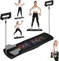 Pilates Board, Foldable Pilates Reformer for Home, Multifunctional Abdominal Trainer, Pilates Machine for Home Workout, Non Slip Lightweight Core Trainer for Plank Crunch Push Up