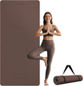 Extra Long Wide Yoga Mat 76"x33"x2/5 Inch - Non Slip Thick Exercise Mat for Home Gym, Yoga, Pilates & Workouts