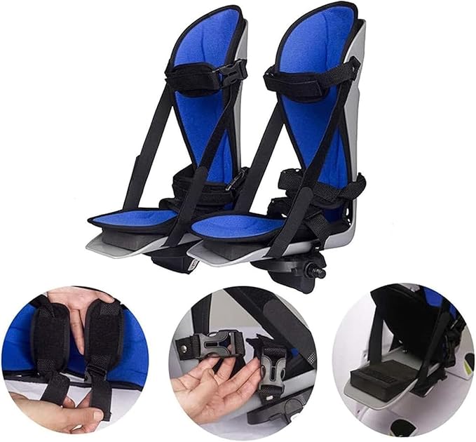 Leg Support for Motorized Pedal Exerciser and Electric Mini Exercise Bike,Fixed Leg Brace,Foot Splints for Electronic Physical Therapy and Rehab Bike Handicap 1 Pair(Large)