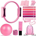 Pilates Ring Set with Adjustable Resistance