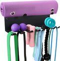 2 Tier Multi-Purpose Heavy Duty Storage Rack for Resistance Bands, Straps, Jump Ropes, Foam Rollers, Chains, Weight Belts, Tools