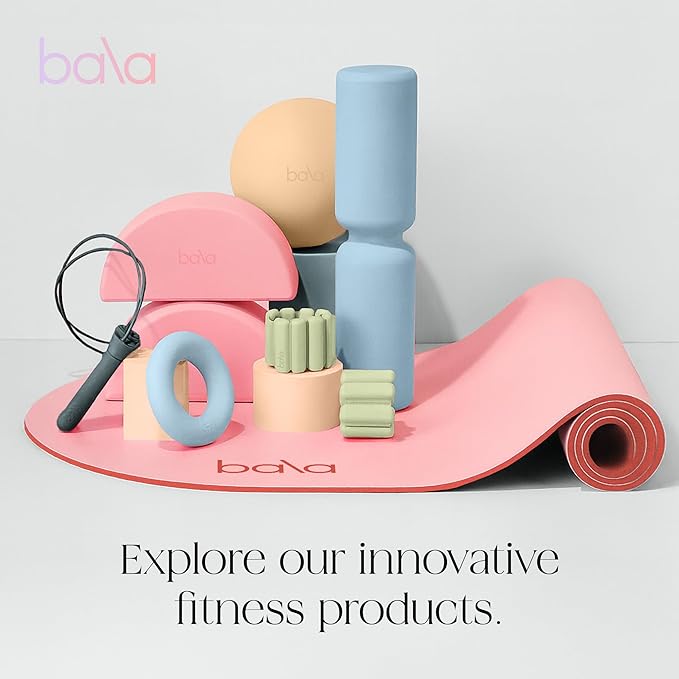 Bala Power Ball, Weighted Toning Exercise Ball for Pilates, Yoga, Home Fitness & More - Workout Ball for Strength & Core Training, Aerobics & Working Out to Improve Balance & Sculpt