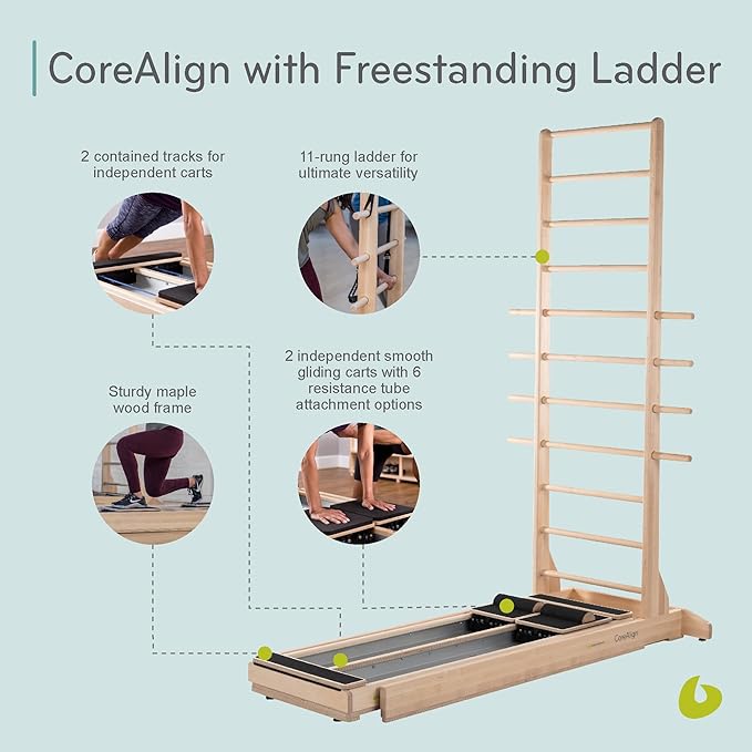Balanced Body CoreAlign Pilates Equipment, Exercise Machine for Pilates Workout Trainer, Athletic Sport Trainer, or Physical Therapy Equipment