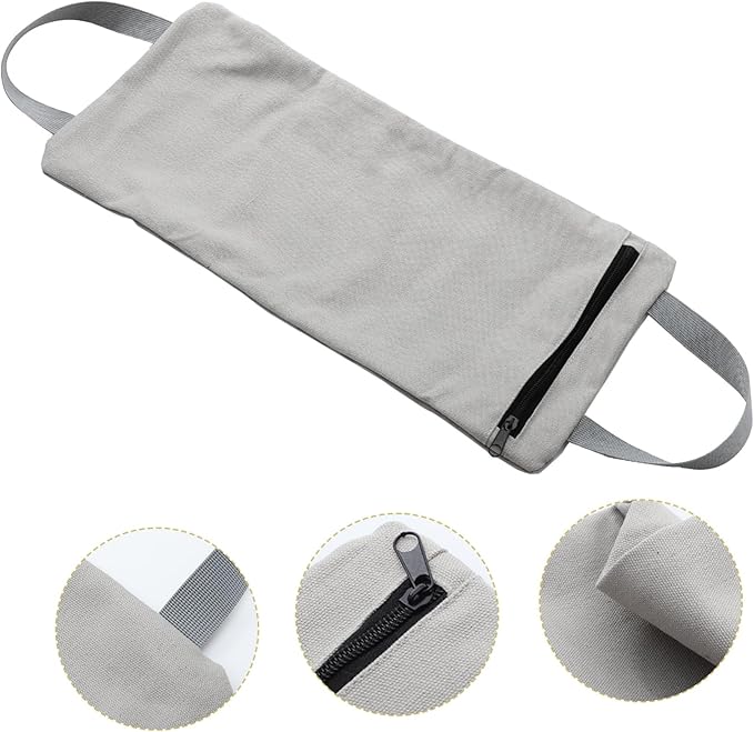 Yoga Training Sandbag for Weight Training Canvas Fitness Bag with Handles for Full-Body Workouts for Home and Outdoor Exercise