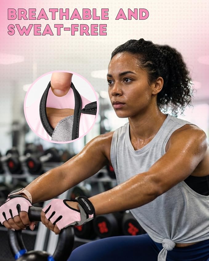 VINSGUIR Workout Gloves for Men and Women, Weight Lifting Gloves with Excellent Grip, Lightweight Gym Gloves for Weightlifting, Cycling, Exercise, Crosstraining, Pull ups, Fitness, Climbing and Rowing