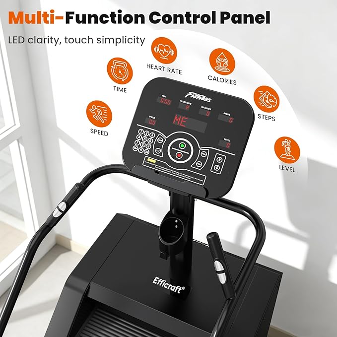 Stair Stepper Machine, Commercial Grade Stair Master for Exercise at Home, Continuous Climbing Exercise Machine for Cardio, 15 Speed Levels Stair Master, 15-164 Steps/Min, Black