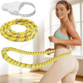 3 lbs Soft Spring Hula Hoop, Weighted Hoops for Adults, Foldable and Portable Hula with Body Tape Measure, Loss Fitness Hoop