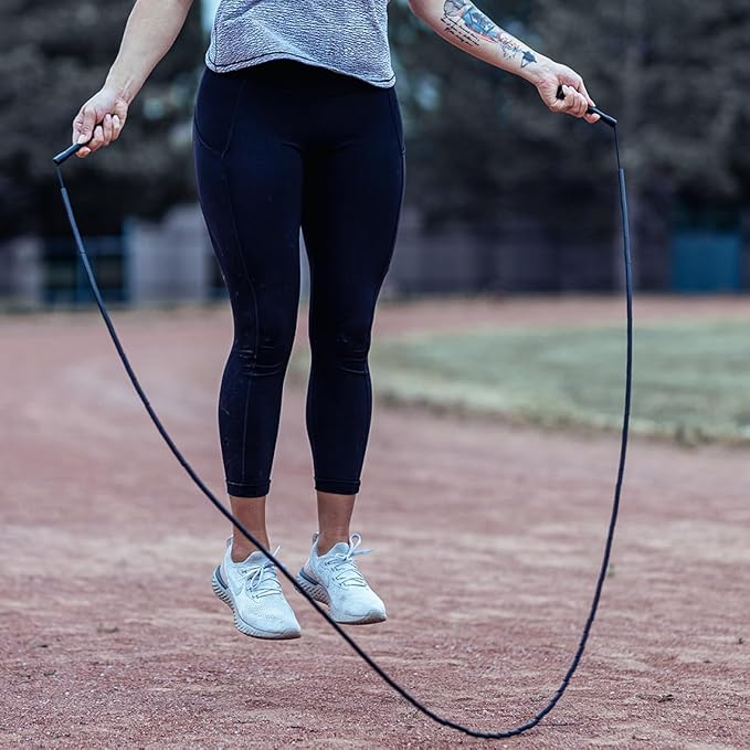 Elite Jumps - Do Hard Things 1” Beaded Jump Ropes | Crossover Jump Rope for Your Exercise Equipment | Segmented Jump Rope