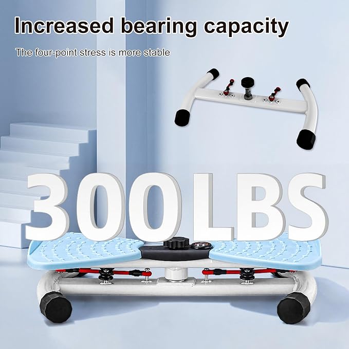 Noiseless Ab Twister Board，Waist twisting machine capable of bearing 300 pounds，Suitable for reducing abdominal fat, and family fitness equipment is suitable for men/women.