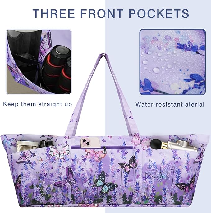 Yoga Mat Bag Yoga Mat Carrier with Shoes Compartment & Wet Pocket Pilates Bag with Zipper Pockets & Yoga Mat Holder Strap Yoga Bags and Carriers Fits All Your Stuff