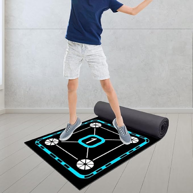 Agility Ladder Mat Speed Ladder Multipurpose Agility Training Equipment Footwork Practice for Soccer Fitness Workout Outdoor