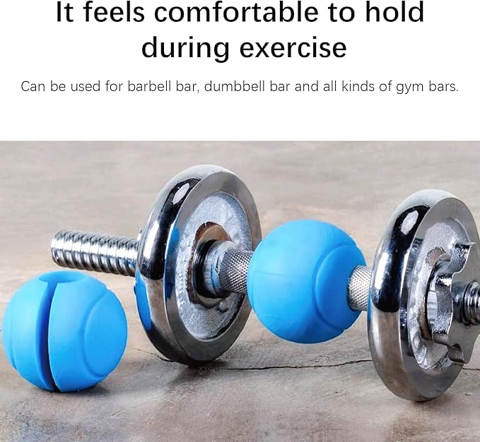VGEBY Barbell Grips Dumbbell Grips Thick Adapter 2Pcs Weightlifting Strength Training Pull Up