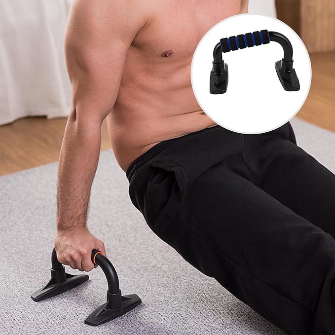 PRETYZOOM 2pcs Push-up Brackets Arm Strength Training Tool Home Fitness Push-up Stands Body Building Supplies Portable Non-slip Exercise Equipment for Upper Body Workout