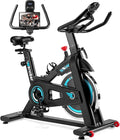 Exercise Bike, WENOKER Stationary Bike for Home, Indoor Bike with Silent Belt Drive, Heavy Flywheel, Comfortable Seat Cushion and Upgraded Digital Display