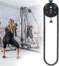 Gym Pull Rope Machine with Premium Nylon Rope, Cable Pulley for Home Gym, 100,000-Cycle Tensile Test, 0-30kg Resistance,330lb Load Capacity for Strength & Endurance Training