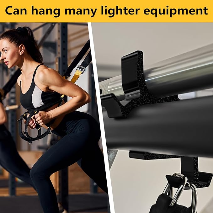 for Speediance Gym Monster 2, Barbell and Accessory Racks, Compatible With D-Rings, Standard Carabiners, Or Other Items You May Store (Two Pieces）