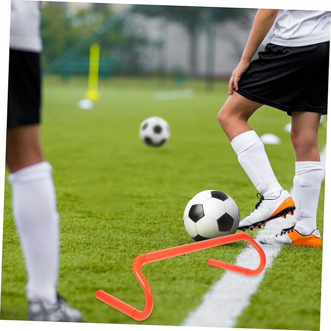 Agility Training Hurdles for Boy Girl Portable Soccer Training Equipment for Use Enhance Speed Coordination Balance for Young Athletes