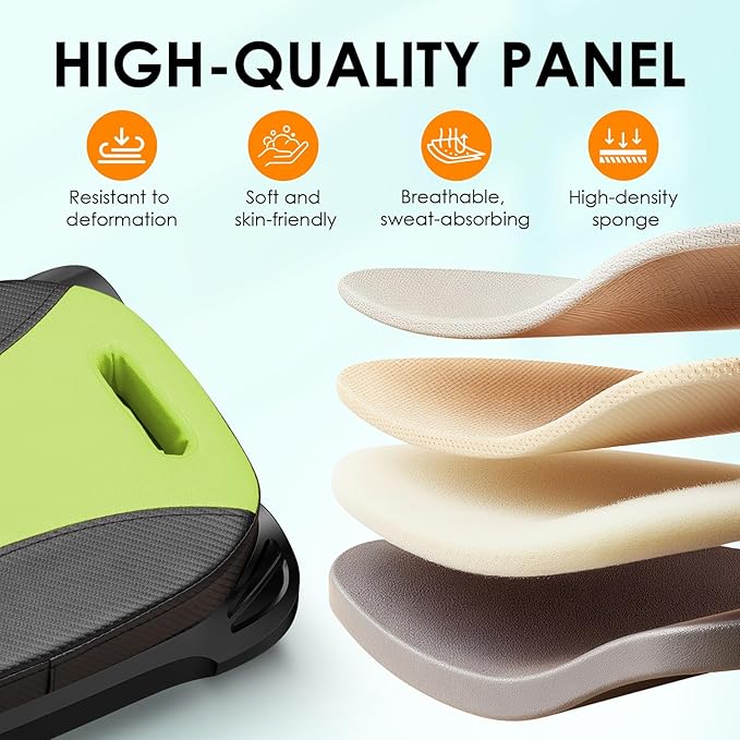 FIAMERMOR 2025 AB Roller Wheel - 4 wheel elbow support abdominal wheel automatic rebound abdominal fat burning weight loss core training equipment home/gym