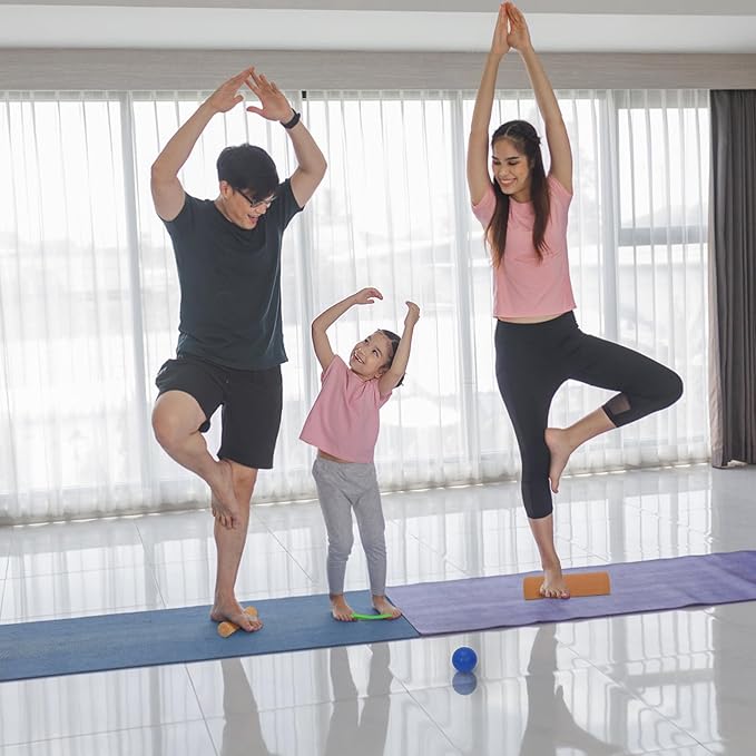 Cork Balance Board, Natural Cork Ankle Stability Trainer Kit, 4-in-1 Foot Strengthener for Enhanced Foot Strength, Prevent Falls, Balance Trainer